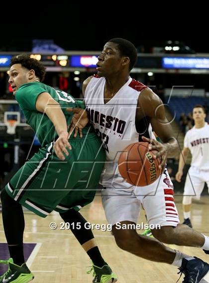 Thumbnail 2 in Modesto Christian vs St. Mary's (CIF SJS D2 Semifinal) photogallery.