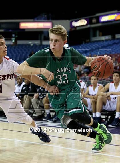 Thumbnail 3 in Modesto Christian vs St. Mary's (CIF SJS D2 Semifinal) photogallery.