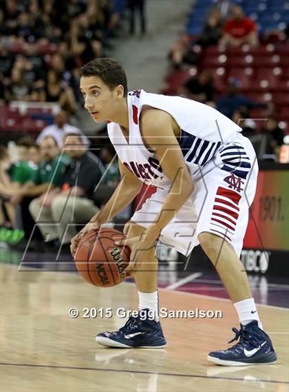 Thumbnail 2 in Modesto Christian vs St. Mary's (CIF SJS D2 Semifinal) photogallery.
