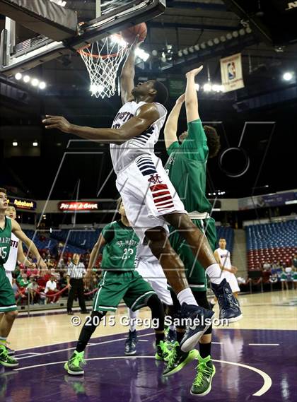 Thumbnail 3 in Modesto Christian vs St. Mary's (CIF SJS D2 Semifinal) photogallery.