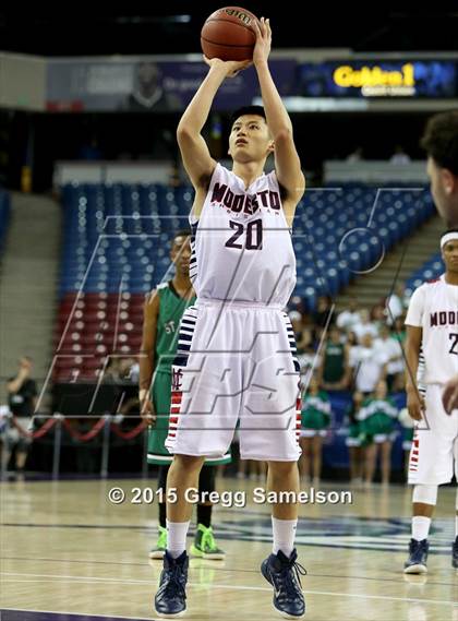 Thumbnail 2 in Modesto Christian vs St. Mary's (CIF SJS D2 Semifinal) photogallery.