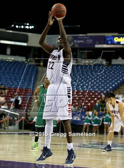 Thumbnail 2 in Modesto Christian vs St. Mary's (CIF SJS D2 Semifinal) photogallery.