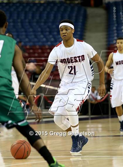 Thumbnail 2 in Modesto Christian vs St. Mary's (CIF SJS D2 Semifinal) photogallery.