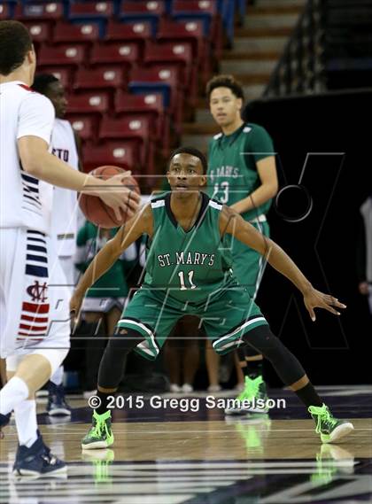 Thumbnail 2 in Modesto Christian vs St. Mary's (CIF SJS D2 Semifinal) photogallery.