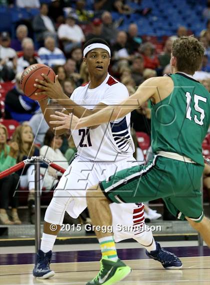 Thumbnail 1 in Modesto Christian vs St. Mary's (CIF SJS D2 Semifinal) photogallery.