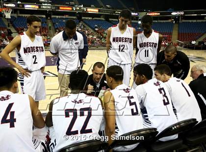 Thumbnail 1 in Modesto Christian vs St. Mary's (CIF SJS D2 Semifinal) photogallery.