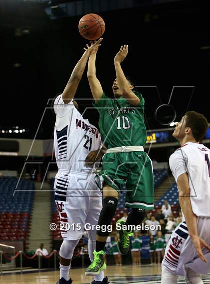 Thumbnail 2 in Modesto Christian vs St. Mary's (CIF SJS D2 Semifinal) photogallery.