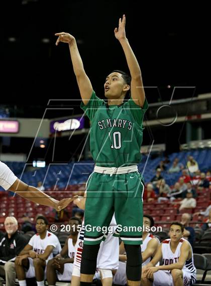 Thumbnail 2 in Modesto Christian vs St. Mary's (CIF SJS D2 Semifinal) photogallery.