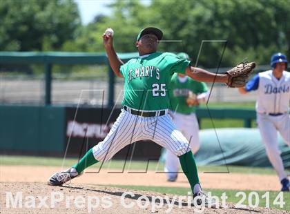Thumbnail 2 in St. Mary's vs. Davis (CIF SJS D1 Final - Game 2) photogallery.
