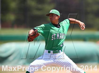 Thumbnail 1 in St. Mary's vs. Davis (CIF SJS D1 Final - Game 2) photogallery.