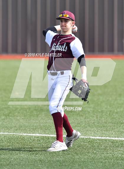Thumbnail 3 in St. Michael's vs Grace Community (Texas Private School Classic) photogallery.