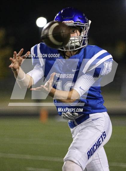 Thumbnail 1 in Caldwell vs. Robinson (UIL 4A D2 Bi-District Playoff) photogallery.