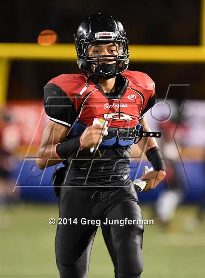 Thumbnail 1 in St. Helena vs. Salesian College Preparatory (CIF NCS D5 Final) photogallery.