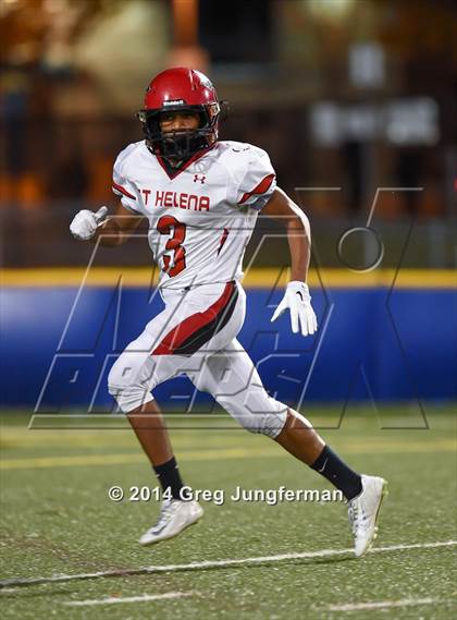 Thumbnail 1 in St. Helena vs. Salesian College Preparatory (CIF NCS D5 Final) photogallery.