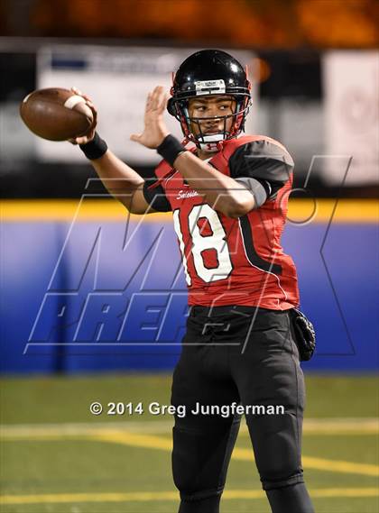Thumbnail 1 in St. Helena vs. Salesian College Preparatory (CIF NCS D5 Final) photogallery.