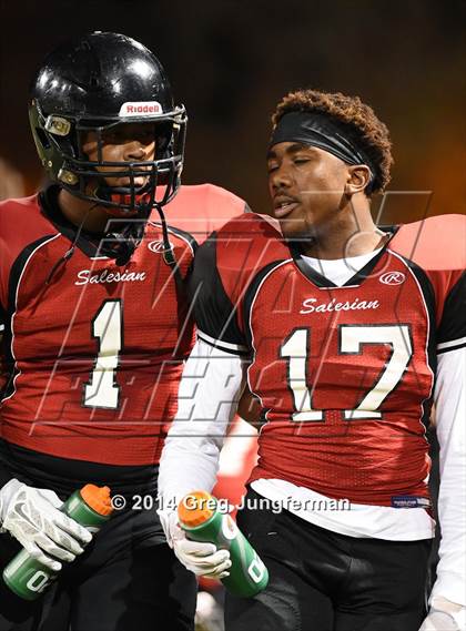 Thumbnail 3 in St. Helena vs. Salesian College Preparatory (CIF NCS D5 Final) photogallery.