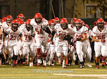 Thumbnail 3 in St. Helena vs. Salesian College Preparatory (CIF NCS D5 Final) photogallery.
