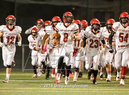 Thumbnail 1 in St. Helena vs. Salesian College Preparatory (CIF NCS D5 Final) photogallery.