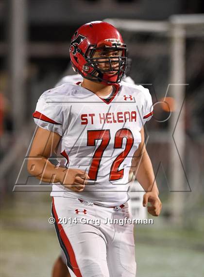 Thumbnail 2 in St. Helena vs. Salesian College Preparatory (CIF NCS D5 Final) photogallery.