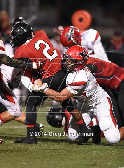 Thumbnail 2 in St. Helena vs. Salesian College Preparatory (CIF NCS D5 Final) photogallery.
