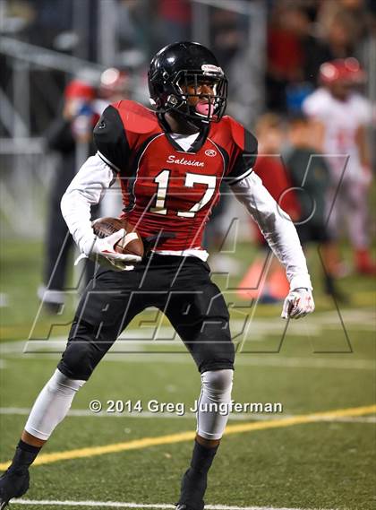 Thumbnail 3 in St. Helena vs. Salesian College Preparatory (CIF NCS D5 Final) photogallery.
