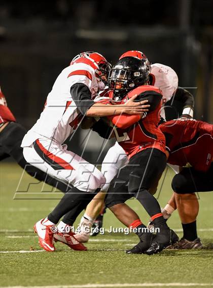 Thumbnail 1 in St. Helena vs. Salesian College Preparatory (CIF NCS D5 Final) photogallery.