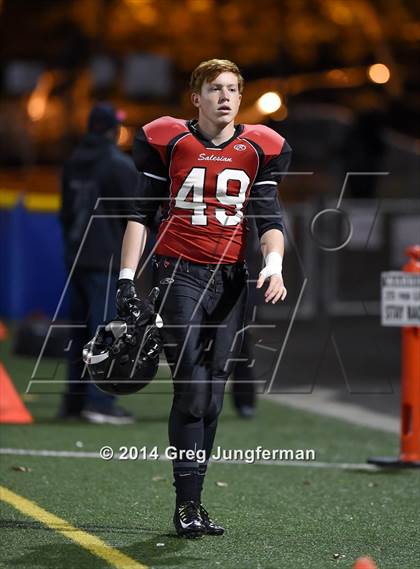 Thumbnail 3 in St. Helena vs. Salesian College Preparatory (CIF NCS D5 Final) photogallery.