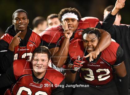 Thumbnail 3 in St. Helena vs. Salesian College Preparatory (CIF NCS D5 Final) photogallery.