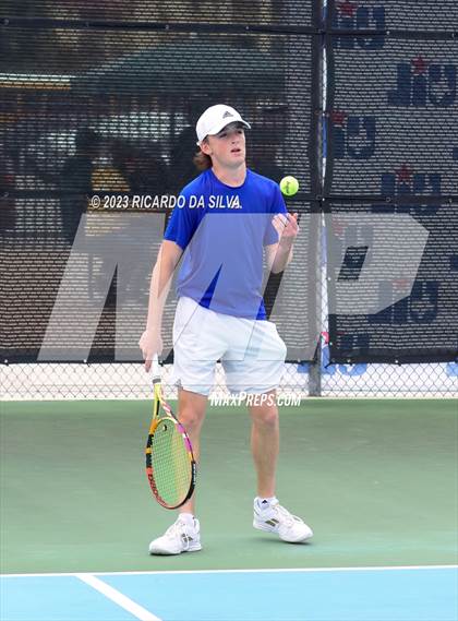 Thumbnail 3 in UIL 3A & 4A Tennis Doubles Quarterfinals photogallery.