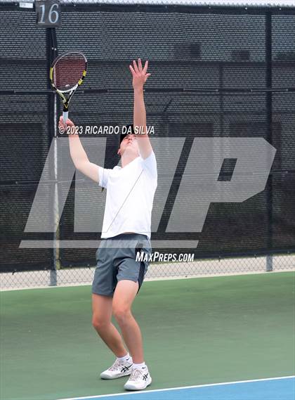 Thumbnail 1 in UIL 3A & 4A Tennis Doubles Quarterfinals photogallery.