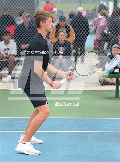 Thumbnail 3 in UIL 3A & 4A Tennis Doubles Quarterfinals photogallery.