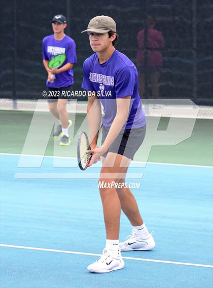 Thumbnail 3 in UIL 3A & 4A Tennis Doubles Quarterfinals photogallery.