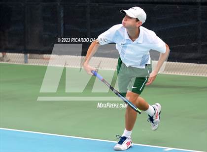 Thumbnail 2 in UIL 3A & 4A Tennis Doubles Quarterfinals photogallery.