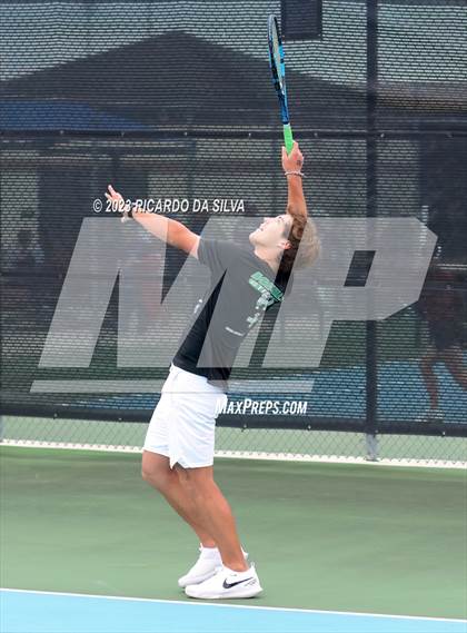 Thumbnail 2 in UIL 3A & 4A Tennis Doubles Quarterfinals photogallery.