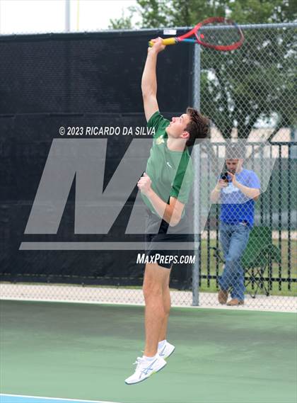 Thumbnail 2 in UIL 3A & 4A Tennis Doubles Quarterfinals photogallery.
