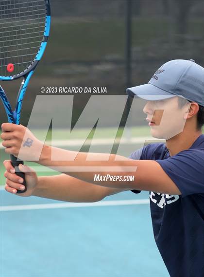 Thumbnail 2 in UIL 3A & 4A Tennis Doubles Quarterfinals photogallery.