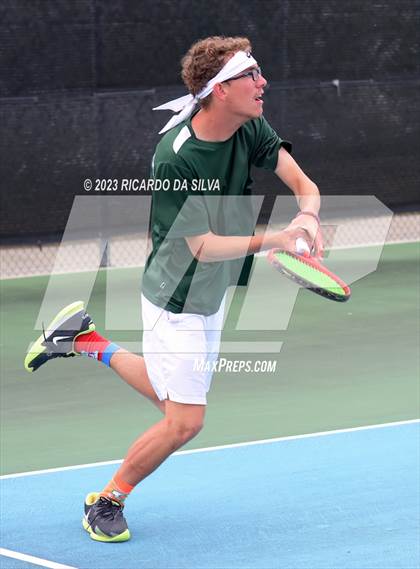 Thumbnail 1 in UIL 3A & 4A Tennis Doubles Quarterfinals photogallery.