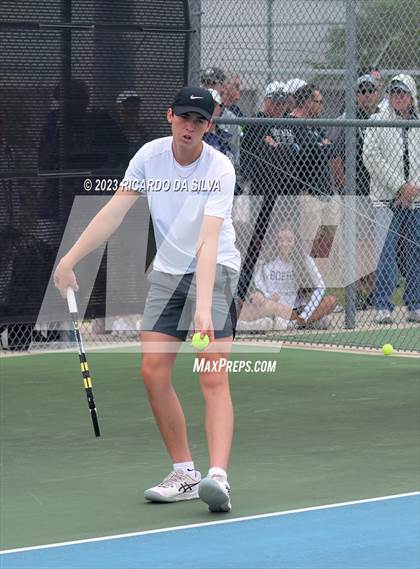 Thumbnail 1 in UIL 3A & 4A Tennis Doubles Quarterfinals photogallery.