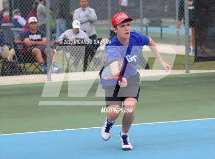 Thumbnail 3 in UIL 3A & 4A Tennis Doubles Quarterfinals photogallery.