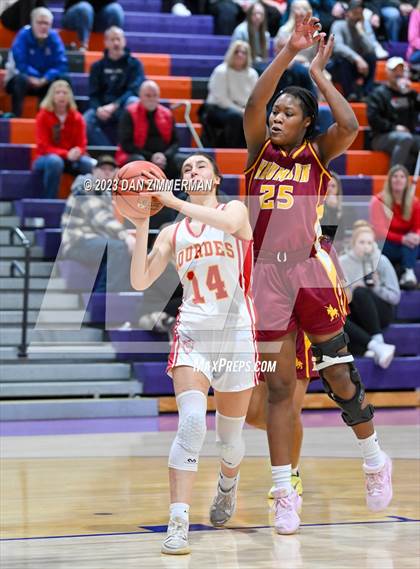 Thumbnail 3 in Neumann Regional Academy vs. Our Lady of Lourdes Regional (PIAA Div 4 1A Semifinal) photogallery.