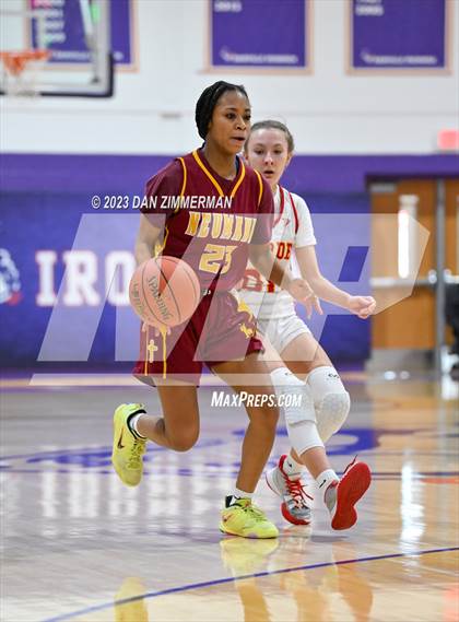 Thumbnail 2 in Neumann Regional Academy vs. Our Lady of Lourdes Regional (PIAA Div 4 1A Semifinal) photogallery.
