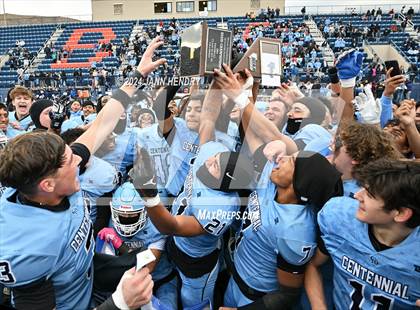 Thumbnail 3 in Centennial vs. Galena (NIAA 5A Division3 Final) photogallery.
