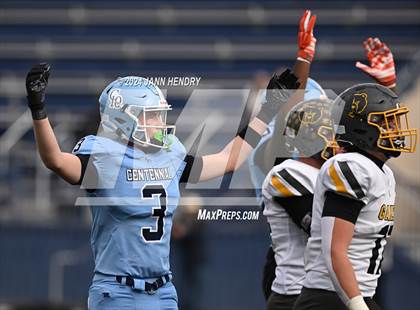 Thumbnail 3 in Centennial vs. Galena (NIAA 5A Division3 Final) photogallery.