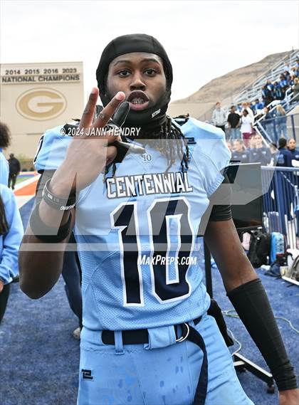 Thumbnail 2 in Centennial vs. Galena (NIAA 5A Division3 Final) photogallery.