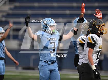 Thumbnail 1 in Centennial vs. Galena (NIAA 5A Division3 Final) photogallery.