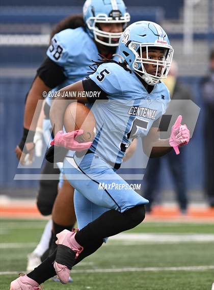Thumbnail 2 in Centennial vs. Galena (NIAA 5A Division3 Final) photogallery.