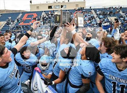 Thumbnail 2 in Centennial vs. Galena (NIAA 5A Division3 Final) photogallery.