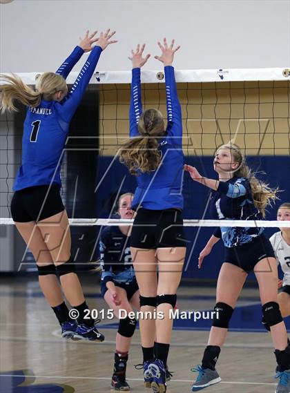 Thumbnail 2 in Immanuel vs. Frazier Mountain (CIF Central D5 Final) photogallery.