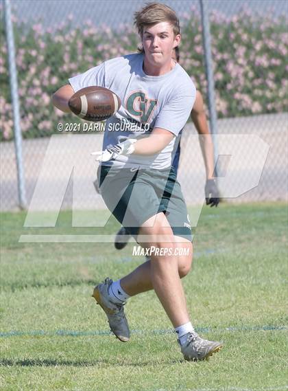 Thumbnail 2 in Campo Verde vs  Bourgade Catholic (Cactus Duel Out West 7-on-7 Tournament) photogallery.