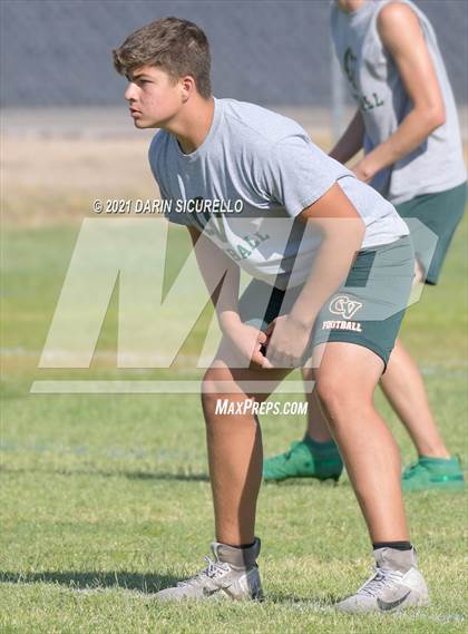 Thumbnail 2 in Campo Verde vs  Bourgade Catholic (Cactus Duel Out West 7-on-7 Tournament) photogallery.